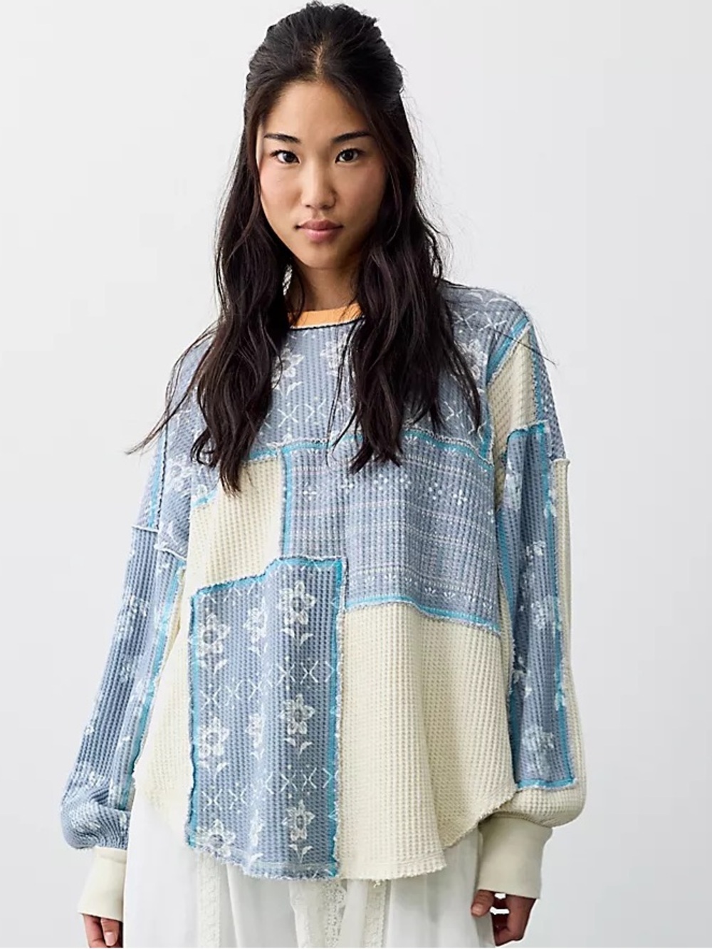 NWOT FREE PEOPLE WE THE FREE Wildflower Thermal | Clear Skies Combo $148 CURRENT